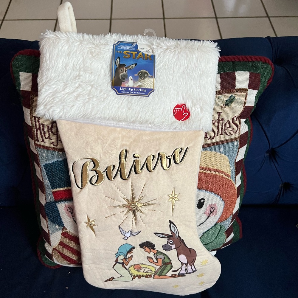 BNWT nativity 18 inches stocking